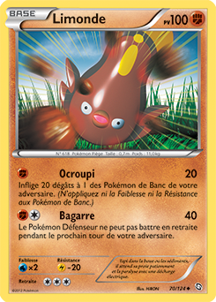 Carte Pokémon Peu commune Limonde 70/124 de la série Dragons Éxaltés