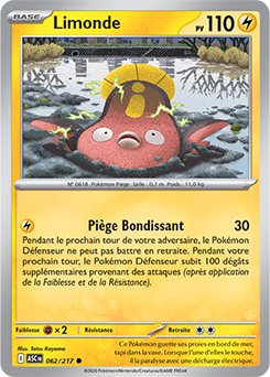 Carte Pokémon Limonde 62/217 de la série Héros Transcendants en vente au meilleur prix