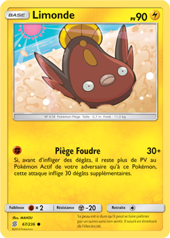 Carte Pokémon Limonde 67/236 de la série Harmonie des Esprits en vente au meilleur prix