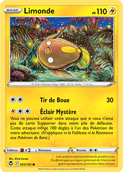 Carte Pokémon Limonde 055/195 de la série Tempête Argentée en vente au meilleur prix