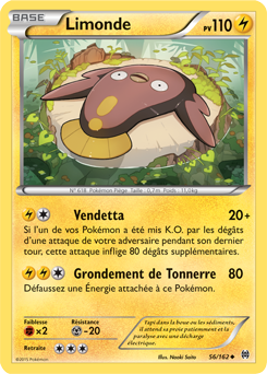 Carte Pokémon Peu commune Limonde 56/162 de la série Impulsion Turbo