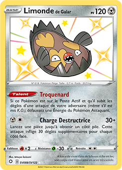 Carte Pokémon Limonde de Galar SV088/SV122 de la série Destinées Radieuses en vente au meilleur prix