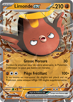 Carte Pokémon Limonde ex 114/217 de la série Héros Transcendants en vente au meilleur prix