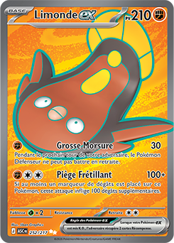 Carte Pokémon Limonde ex 252/217 de la série Héros Transcendants en vente au meilleur prix