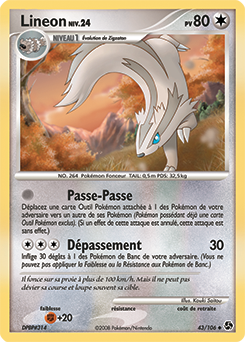 Carte Pokémon Lineon 43/106 de la série Duels au Sommet en vente au meilleur prix