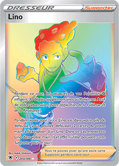 Carte Pokémon Lino 203/189 de la série Astres Radieux en vente au meilleur prix