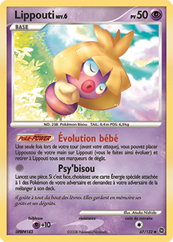 Carte Pokémon Lippouti 67/132 de la série Merveilles Secrètes en vente au meilleur prix