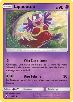 Carte Pokémon Lippoutou 38/73 de la série Légendes Brillantes en vente au meilleur prix