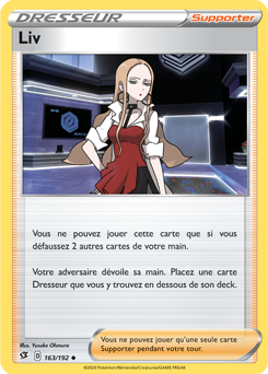 Carte Pokémon Liv 163/192 de la série Clash des Rebelles en vente au meilleur prix