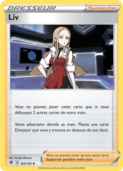 Carte Pokémon Peu commune Liv 163/192 de la série Clash des Rebelles