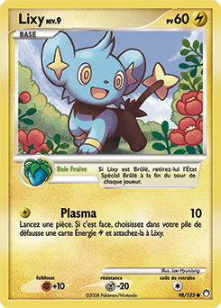 Carte Pokémon Commune Lixy 98/123 de la série Trésors Mystérieux