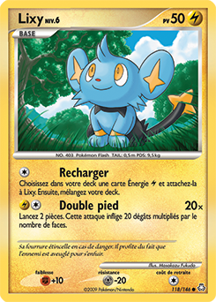 Carte Pokémon Lixy 118/146 de la série Eveil des Légendes en vente au meilleur prix