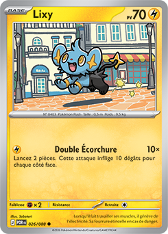 Carte Pokémon Lixy 26/88 de la série Équilibre Parfait en vente au meilleur prix