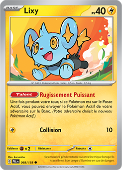 Carte Pokémon Communes Lixy 068/193 de la série Évolutions à Paldea