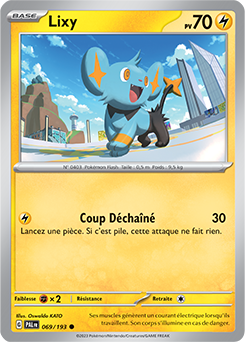 Carte Pokémon Lixy 069/193 de la série Évolutions à Paldea en vente au meilleur prix