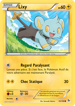 Carte Pokémon Lixy 32/106 de la série Étincelle en vente au meilleur prix