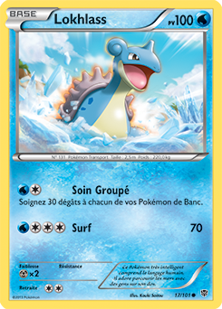 Carte Pokémon Commune Lokhlass 17/101 de la série Explosion Plasma