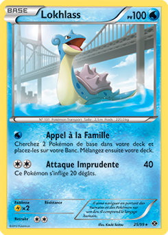 Carte Pokémon Lokhlass 25/99 de la série Destinées Futures en vente au meilleur prix