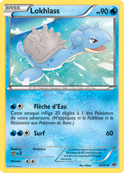 Carte Pokémon Lokhlass 26/99 de la série Destinées Futures en vente au meilleur prix