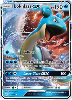 Carte Pokémon Lokhlass GX 35/149 de la série Soleil & Lune en vente au meilleur prix
