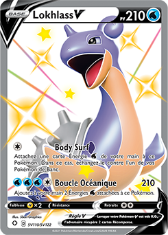 Carte Pokémon Lokhlass V SV110/SV122 de la série Destinées Radieuses en vente au meilleur prix