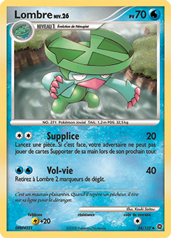Carte Pokémon Peu commune Lombre 54/132 de la série Merveilles Secrètes