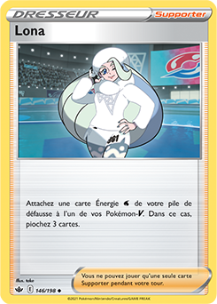 Carte Pokémon Lona 146/198 de la série Règne de Glace en vente au meilleur prix