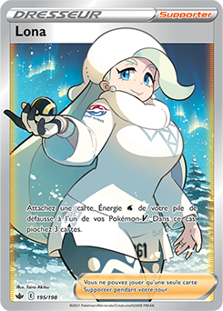 Carte Pokémon Lona 195/198 de la série Règne de Glace en vente au meilleur prix