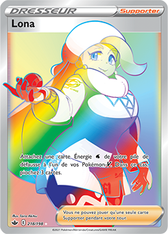 Carte Pokémon Lona 218/198 de la série Règne de Glace en vente au meilleur prix