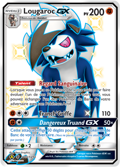 Carte Pokémon Lougaroc GX SV66/SV94 de la série Destinées Occultes en vente au meilleur prix