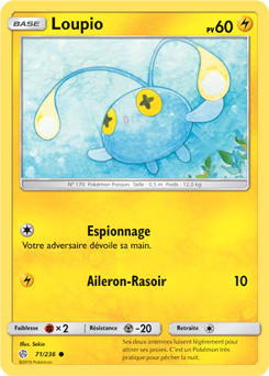 Carte Pokémon Loupio 71/236 de la série Éclipse Cosmique en vente au meilleur prix