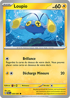 Carte Pokémon Loupio 20/91 de la série Destinées de Paldea en vente au meilleur prix