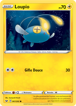 Carte Pokémon Commune Loupio 67/202 de la série Épée et Bouclier