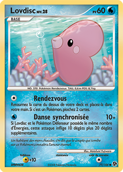 Carte Pokémon Commune Lovdisc 77/106 de la série Duels au Sommet