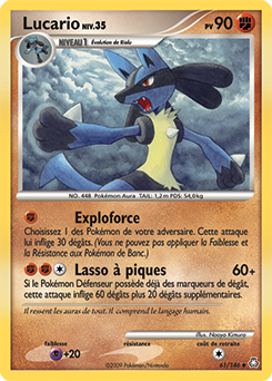 Carte Pokémon Lucario 61/146 de la série Eveil des Légendes en vente au meilleur prix