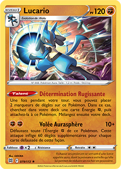 Carte Pokémon Lucario 079/172 de la série Stars Étincelantes en vente au meilleur prix
