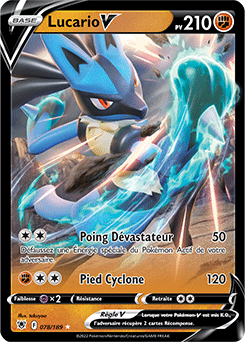 Carte Pokémon Lucario V 078/189 de la série Astres Radieux en vente au meilleur prix