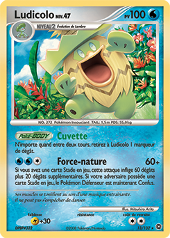 Carte Pokémon Ludicolo 13/132 de la série Merveilles Secrètes en vente au meilleur prix