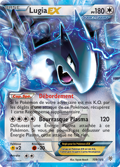 Carte Pokémon Lugia EX 108/135 de la série Tempête Plasma en vente au meilleur prix