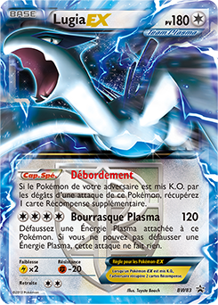Carte Pokémon Lugia EX BW83 de la série Promos Noir & Blanc en vente au meilleur prix