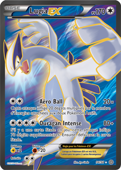 Carte Pokémon Pokémon Full Art Lugia EX 94/98 de la série Origines Antiques