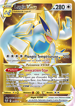 Carte Pokémon Lugia VSTAR 211/195 de la série Tempête Argentée en vente au meilleur prix