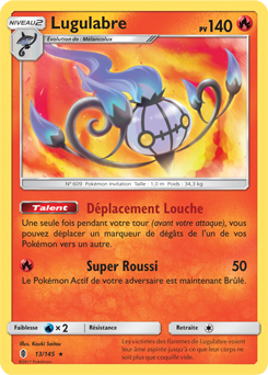 Carte Pokémon Lugulabre 13/145 de la série Gardiens Ascendants en vente au meilleur prix