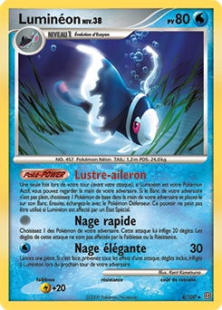 Carte Pokémon Luminéon 4/100 de la série Tempête en vente au meilleur prix