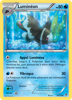 Carte Pokémon Luminéon 19/119 de la série Vigueur Spectrale en vente au meilleur prix