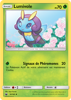 Carte Pokémon Peu commune Lumivole 18/168 de la série Tempête Céleste