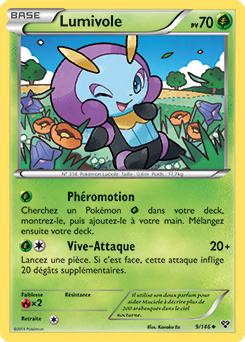 Carte Pokémon Peu commune Lumivole 9/146 de la série X&Y