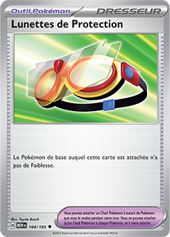 Carte Pokémon Lunettes de Protection 164/165 de la série 151 en vente au meilleur prix