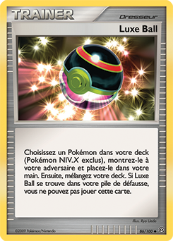 Carte Pokémon Luxe Ball 86/100 de la série Tempête en vente au meilleur prix