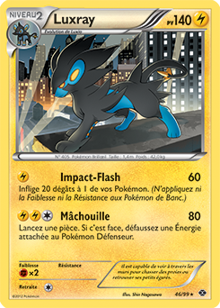 Carte Pokémon Luxray 46/99 de la série Destinées Futures en vente au meilleur prix